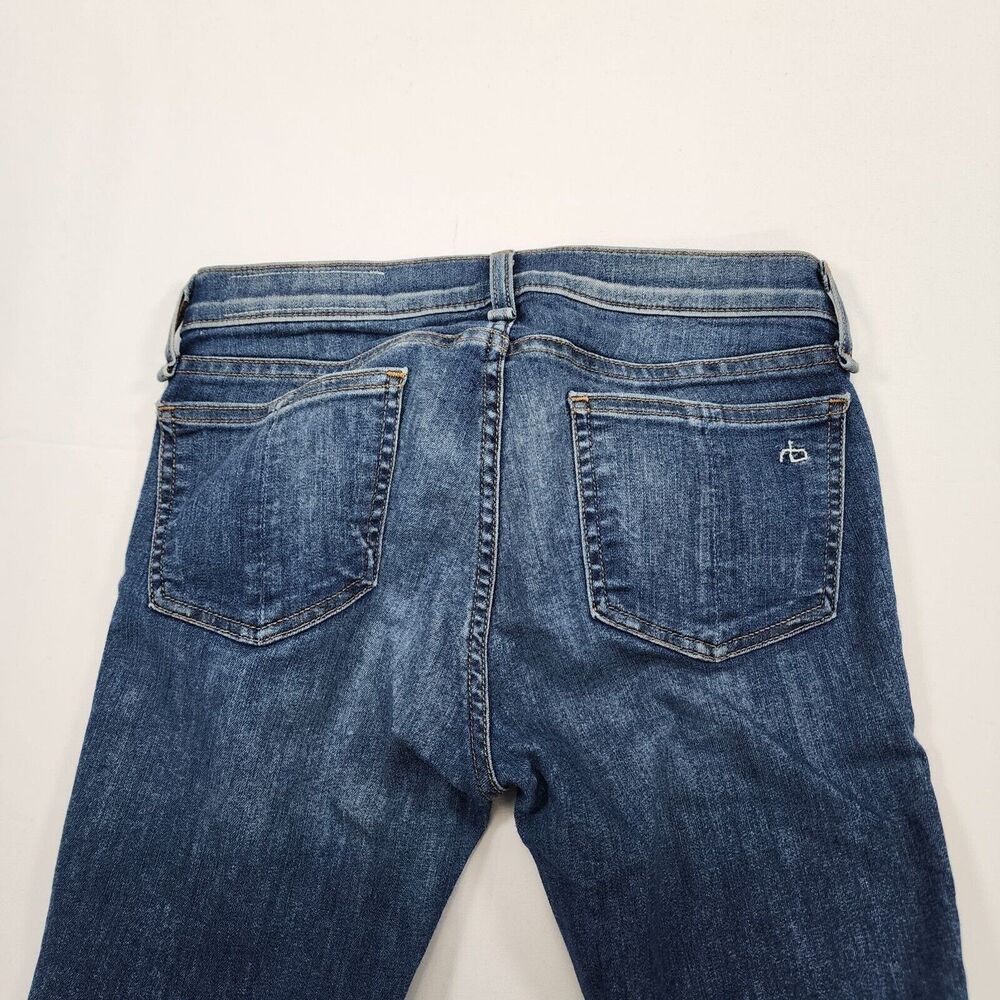 Rag & Bone Women's Blue Denim ANKLE SKINNY Jeans Size 26 - Picture 3 of 12